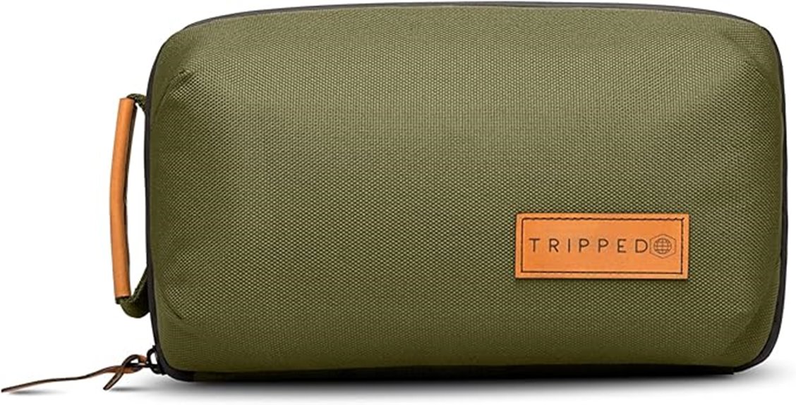 compact leather tech organizer