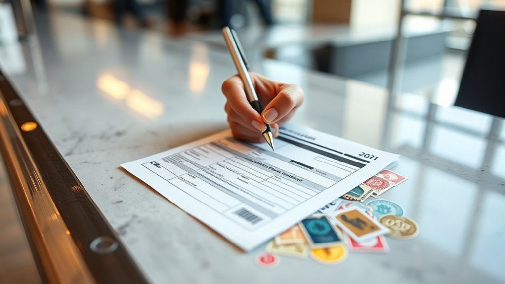 completing international customs processes