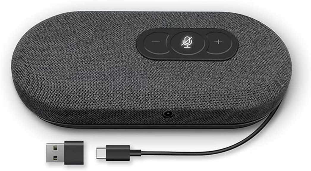 conference speakerphone with microphone