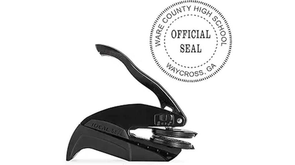 custom official seal embosser