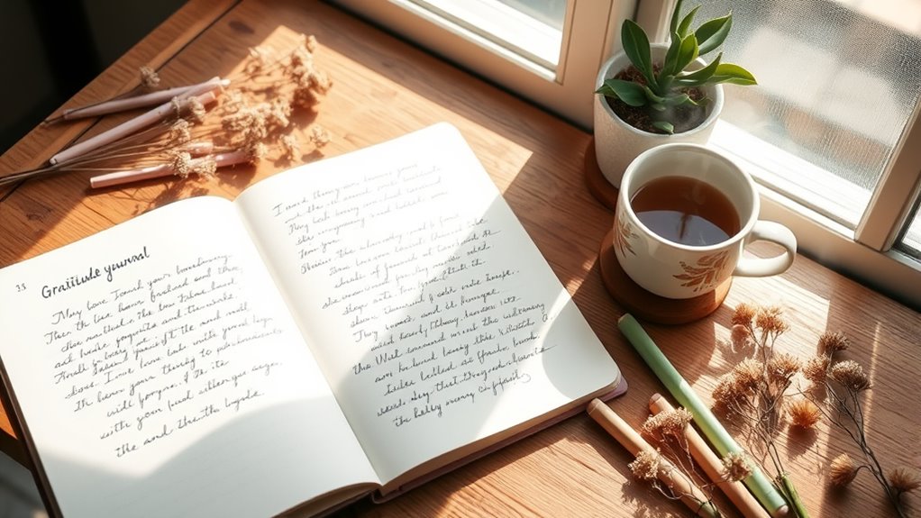 daily gratitude journaling routine