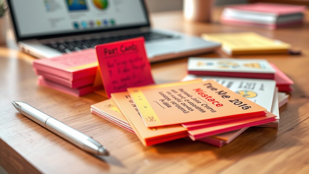 design visually engaging memorable flashcards