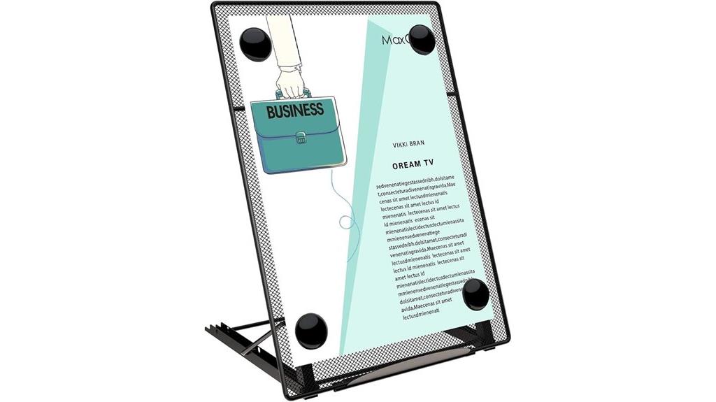 desktop document holder