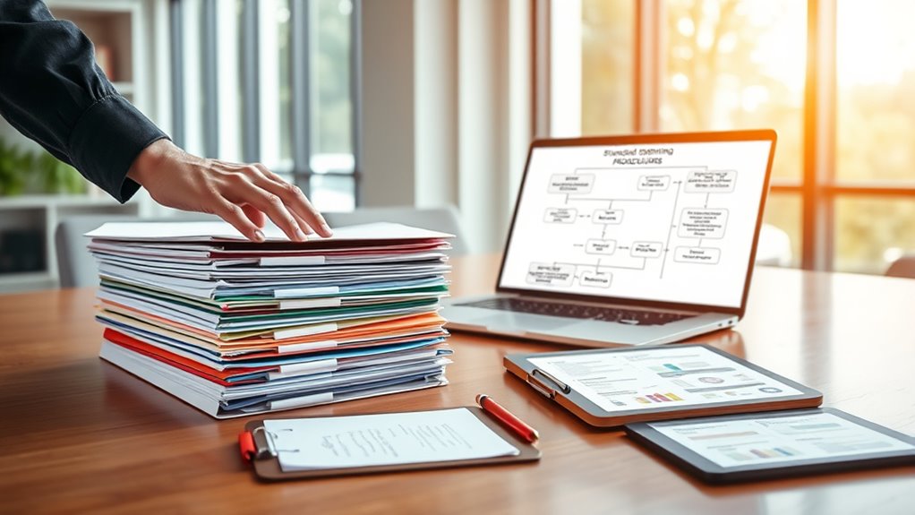 developing document management procedures