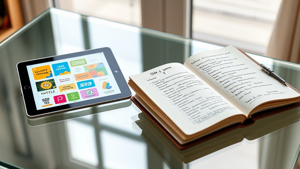 digital or paper planning