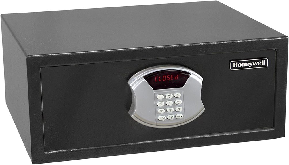 digital safe with drawer