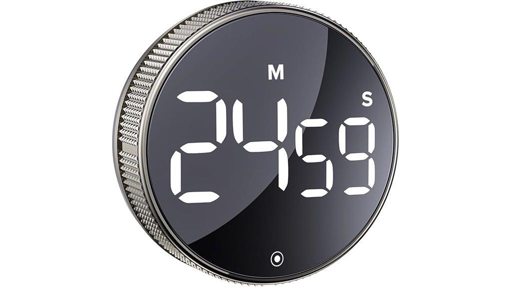 digital timer with brightness