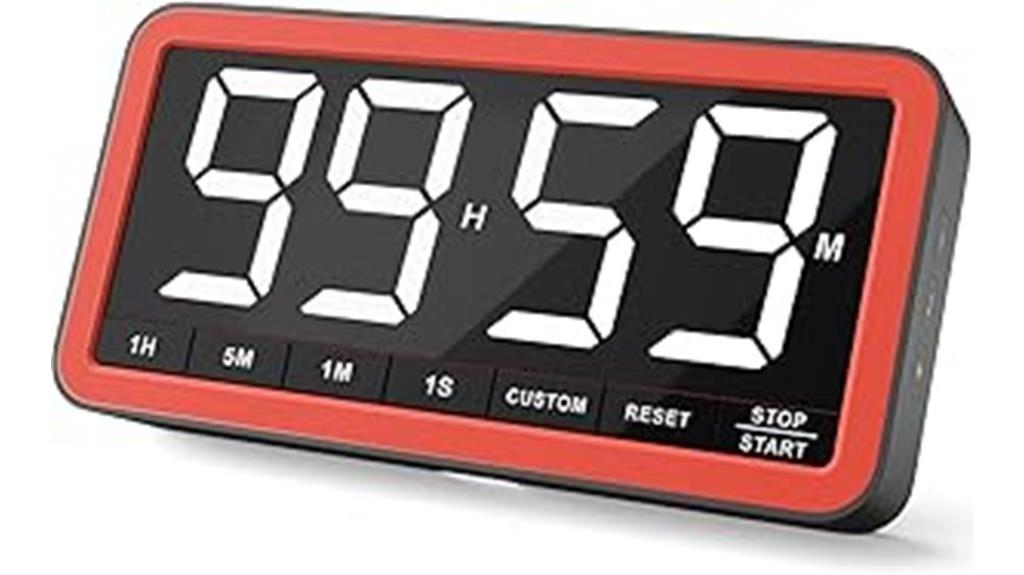 digital timer with large display