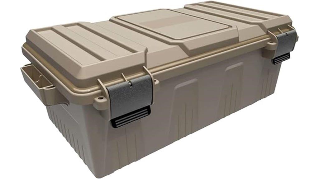 divided ammo crate box
