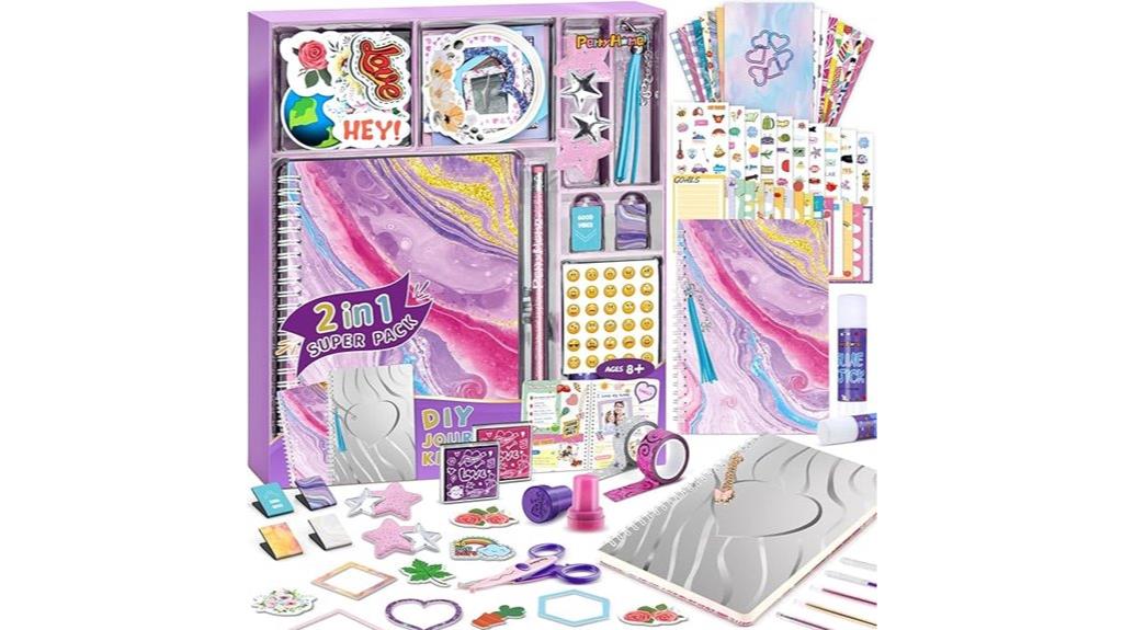 diy girls journal kit