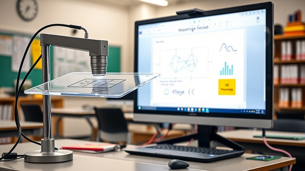 document camera presentation integration