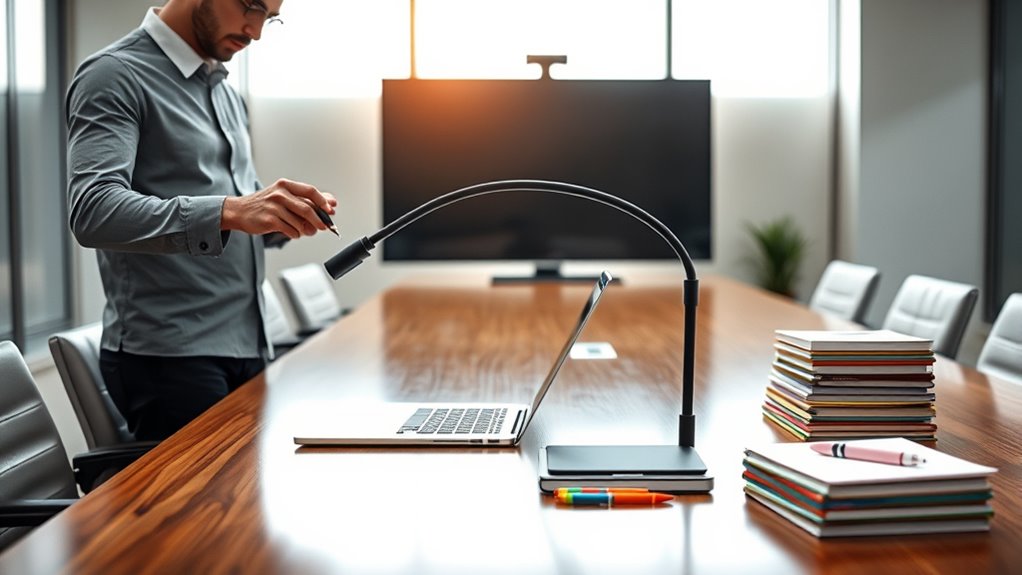 document camera virtual setup