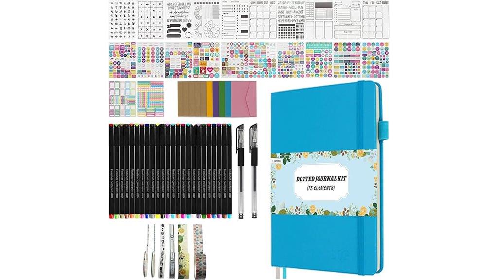 dotted journal gift set
