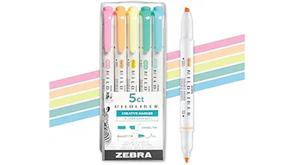 double ended highlighters pack
