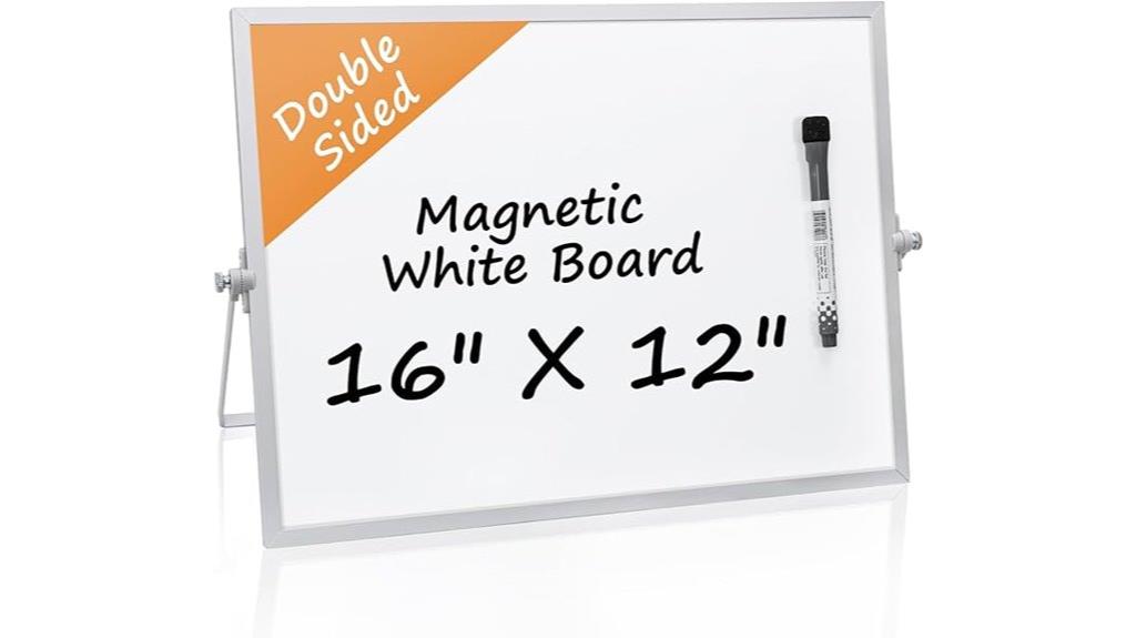 double sided desktop whiteboard