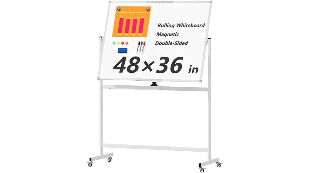 double sided magnetic whiteboard