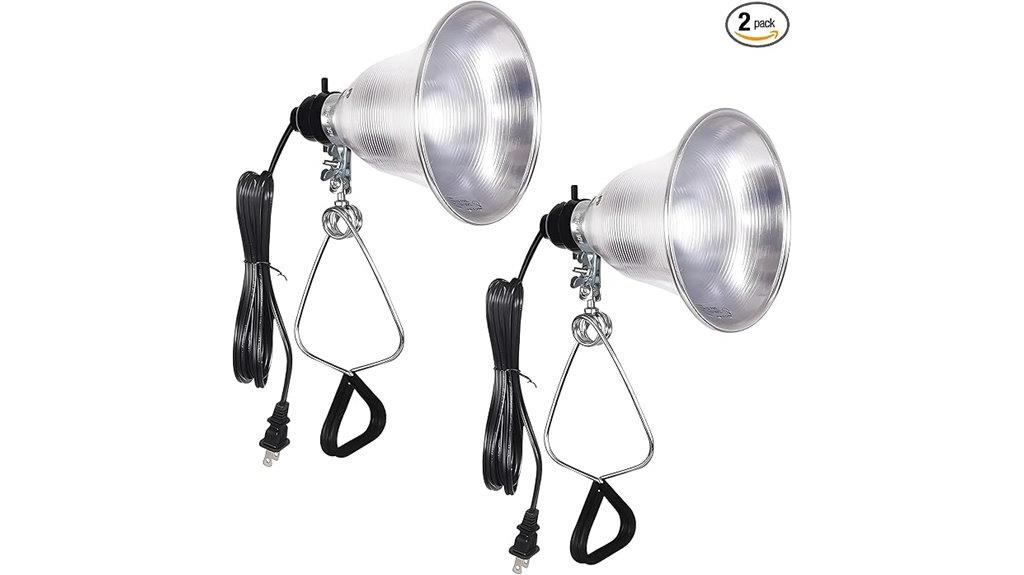 dual clamp lamp sockets