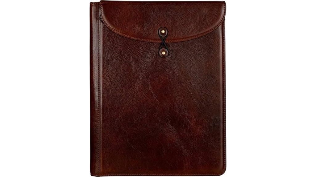 durable italian leather portfolio