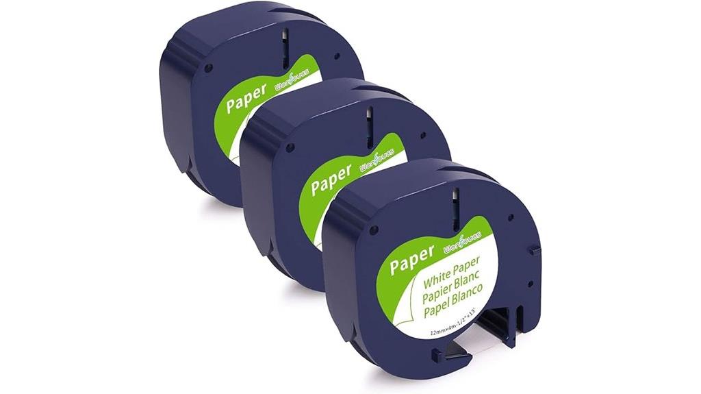 dymo letratag refill labels