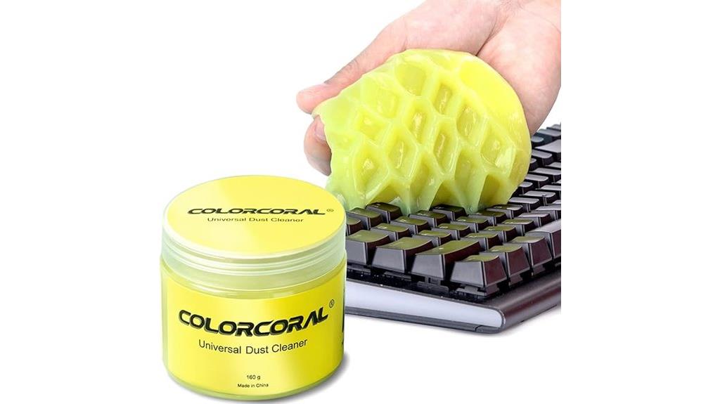 electronics and surface dusting