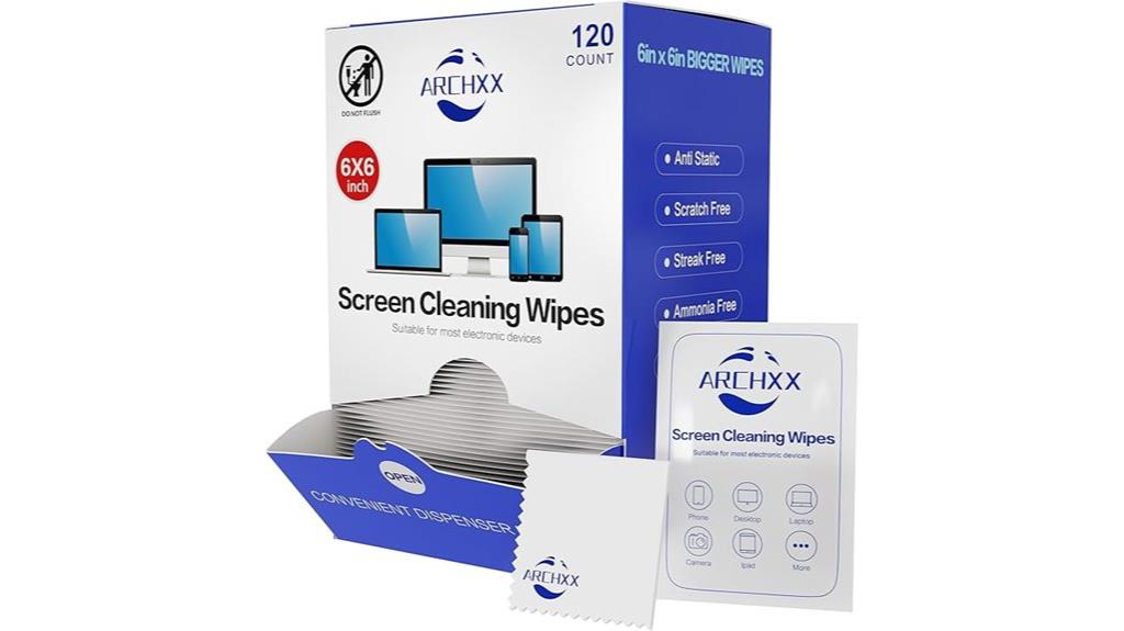 electronics cleaning wipe pack