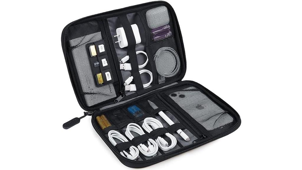 electronics travel organizer case