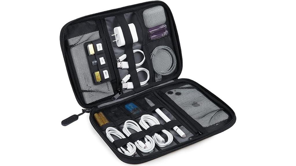 electronics travel organizer case