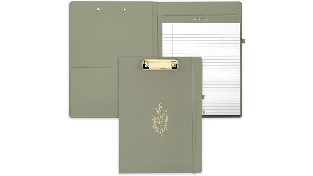 elegant refillable notepad holder