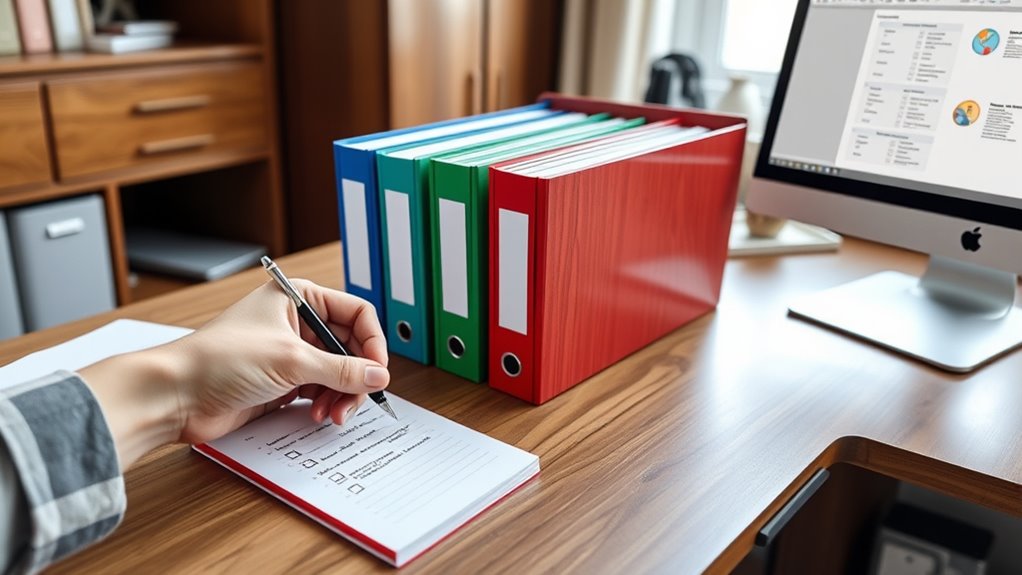 evaluate organize digitize declutter