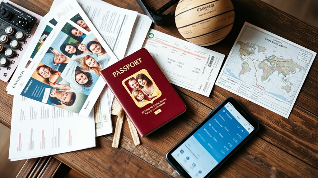 family travel document checklist