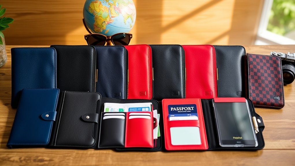 family travel document organizers
