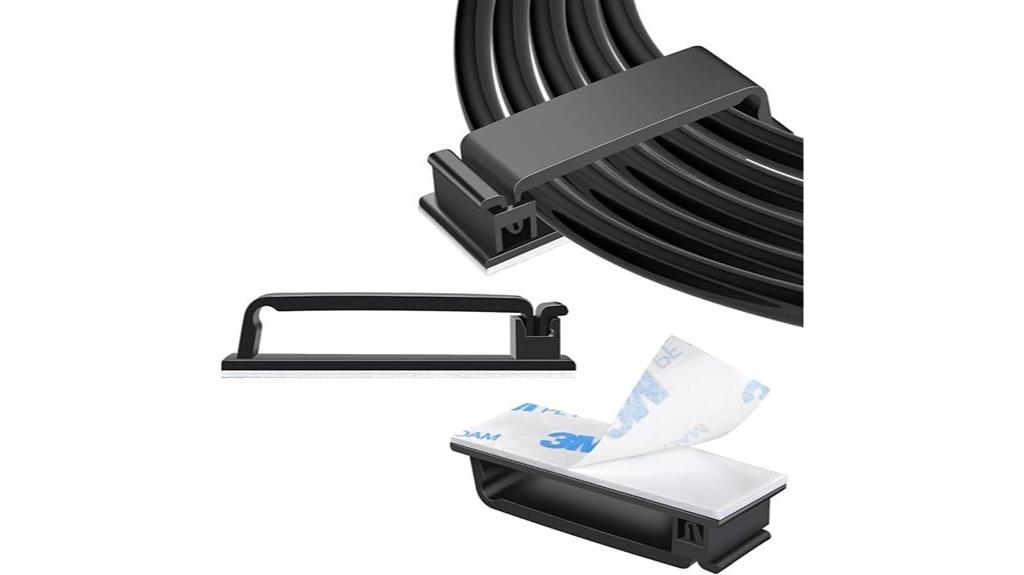 fifty self adhesive cable clips
