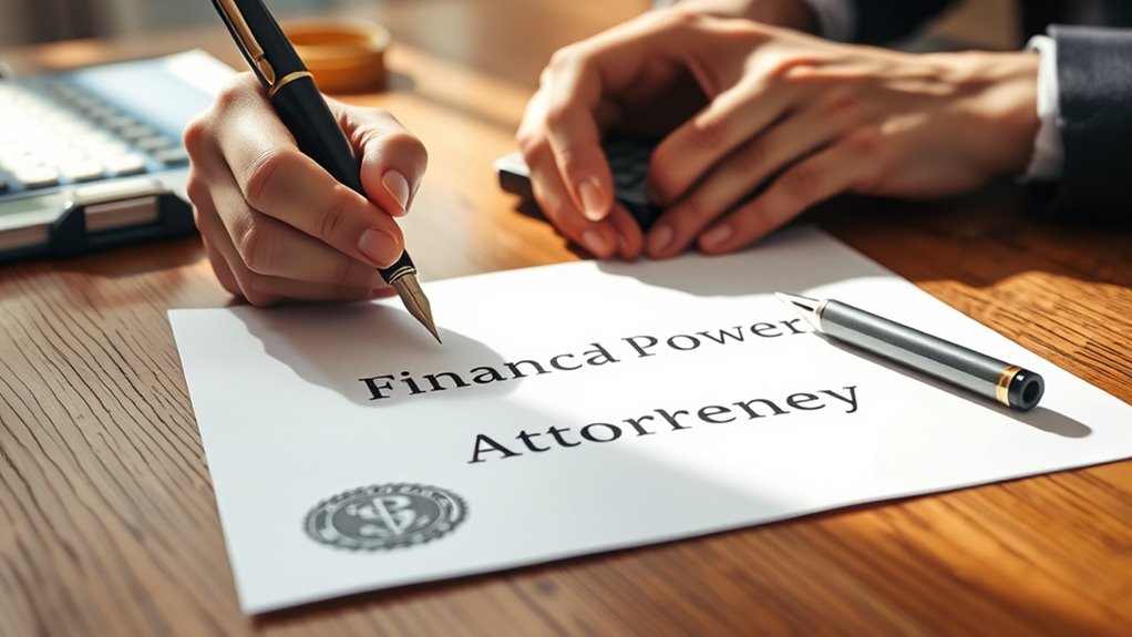 financial decision making authority