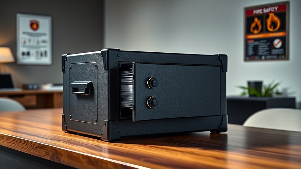 fire resistance security features