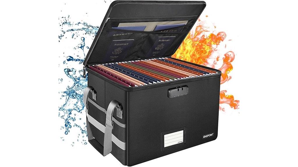 fireproof lockable document box