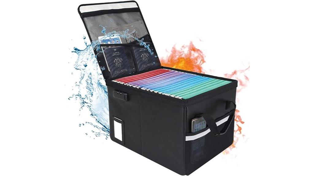 fireproof lockable storage box