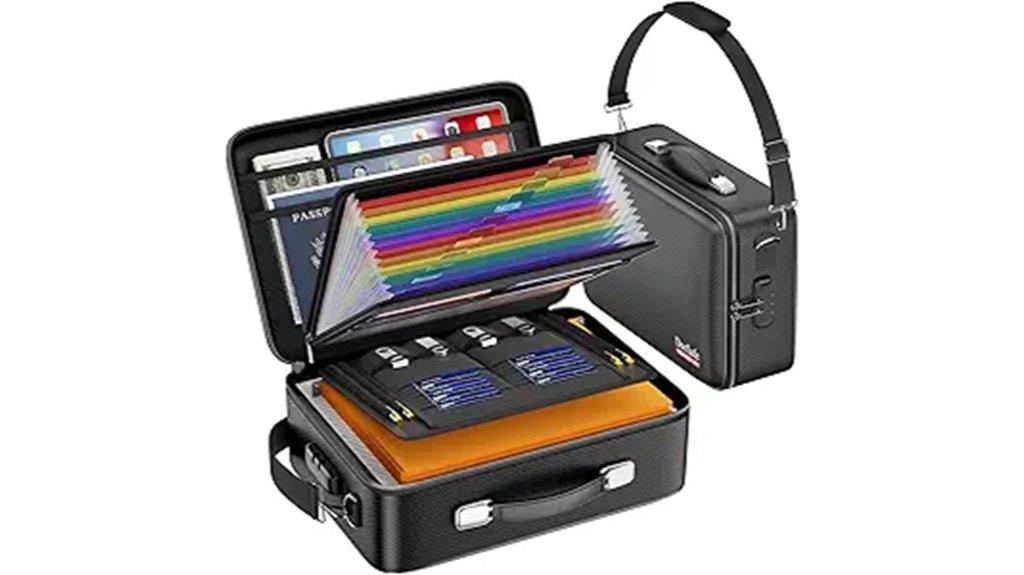 fireproof locking document box