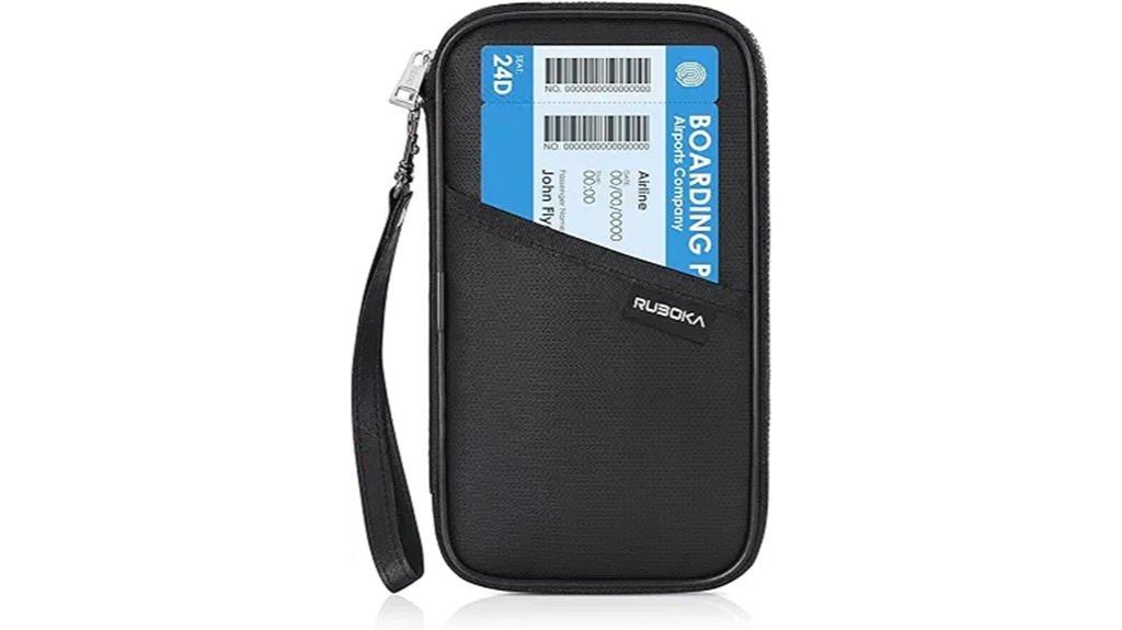 fireproof rfid passport wallet