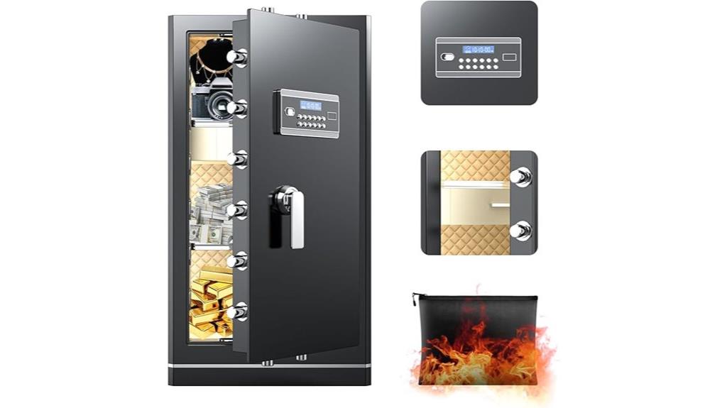 fireproof safe with alarm
