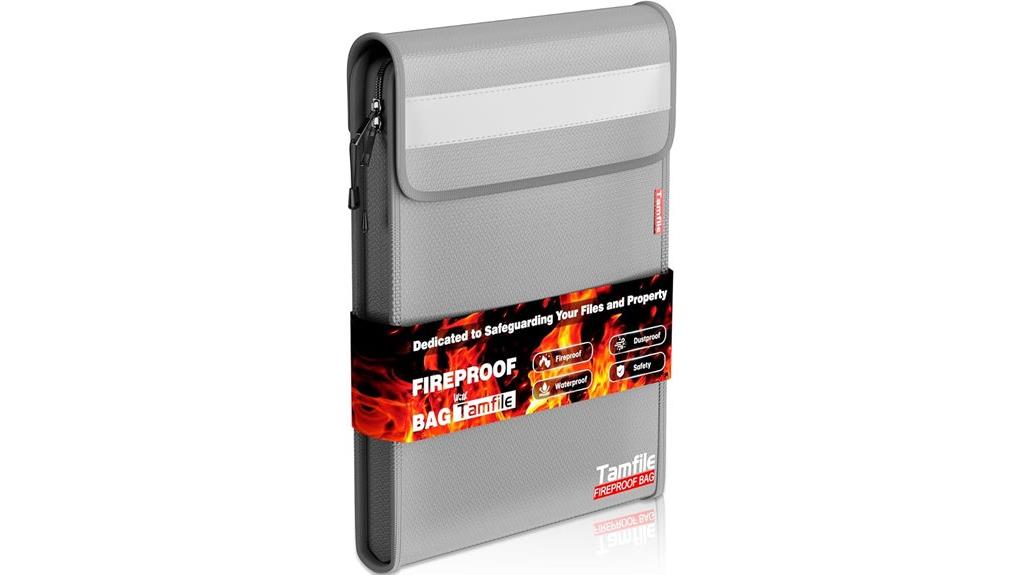 fireproof waterproof document bag