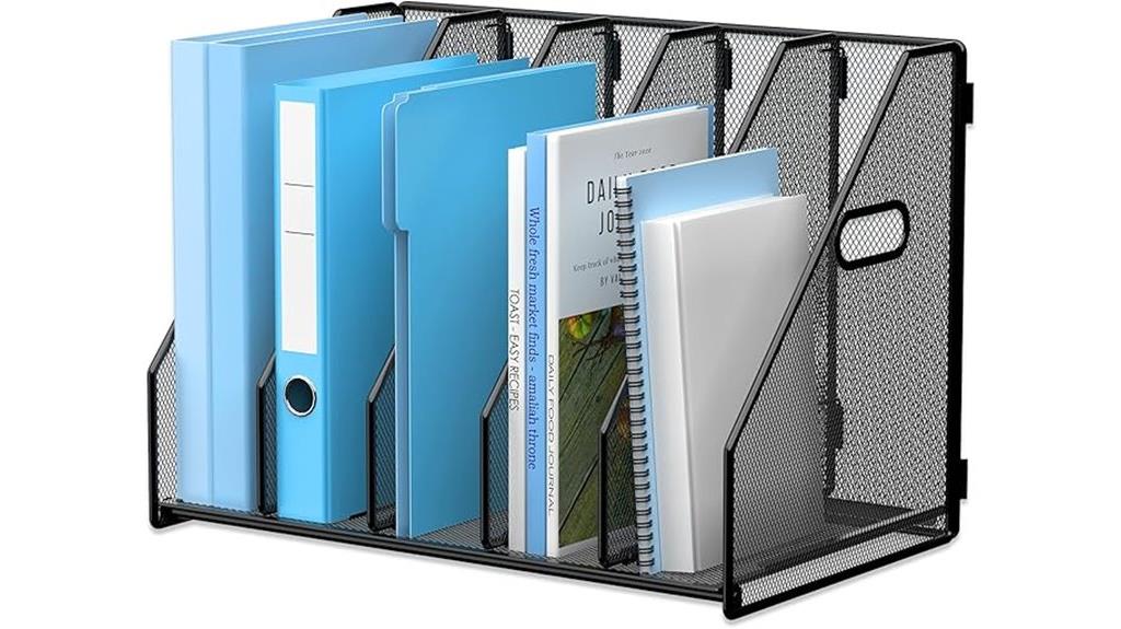 five compartment desk organizer
