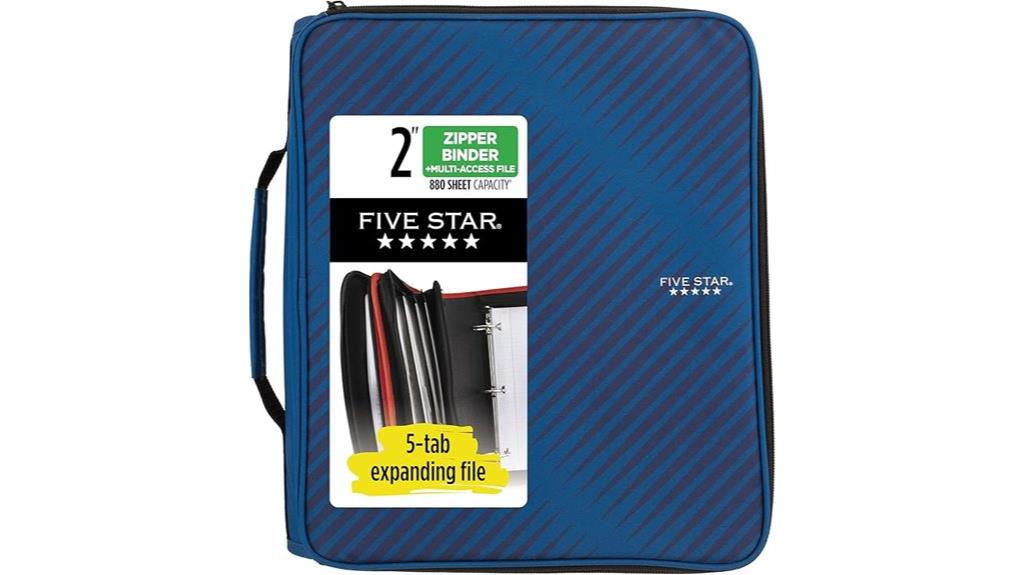 five star 2 inch binder