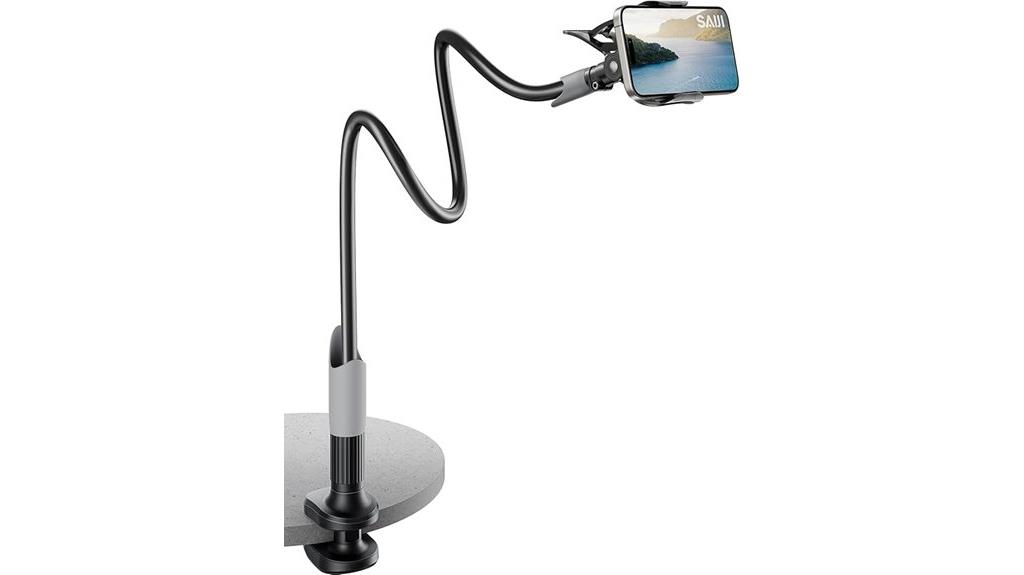 flexible gooseneck phone mount