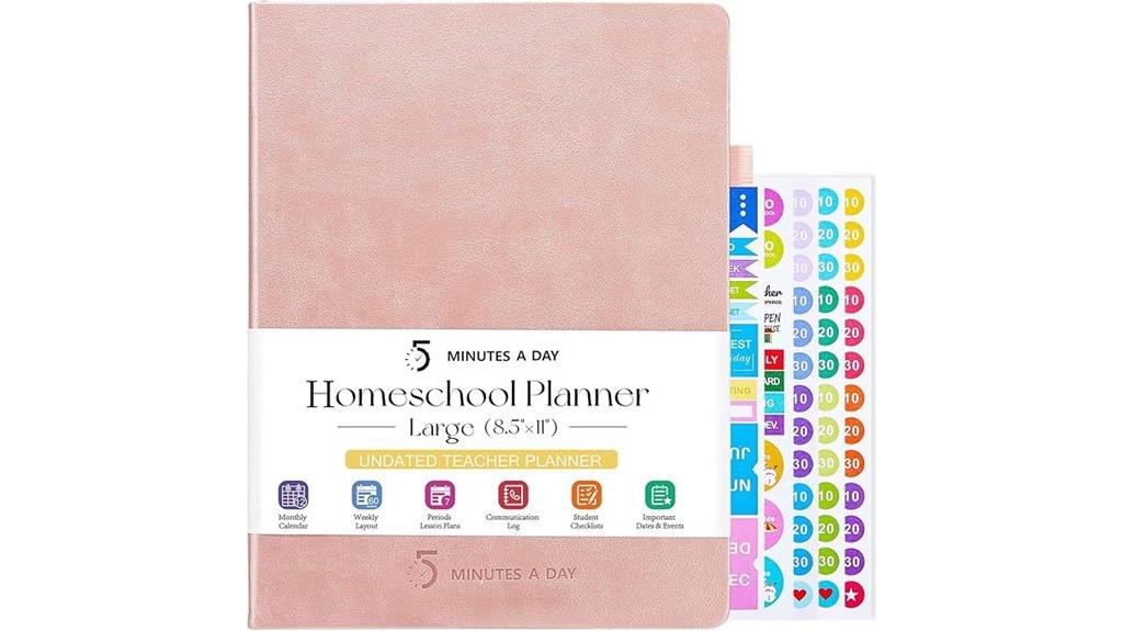 flexible homeschool lesson organizer