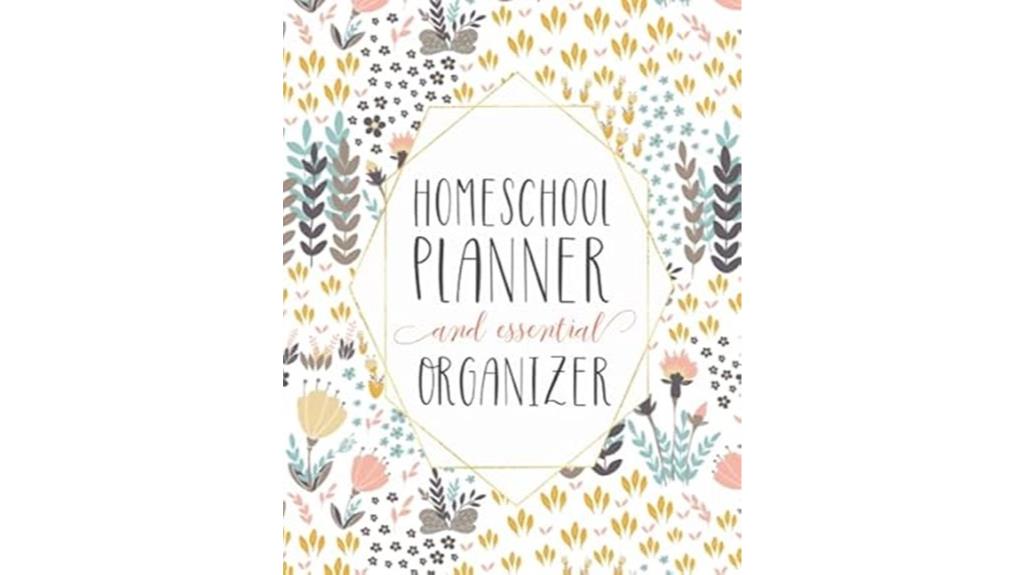 floral mega homeschool organizer