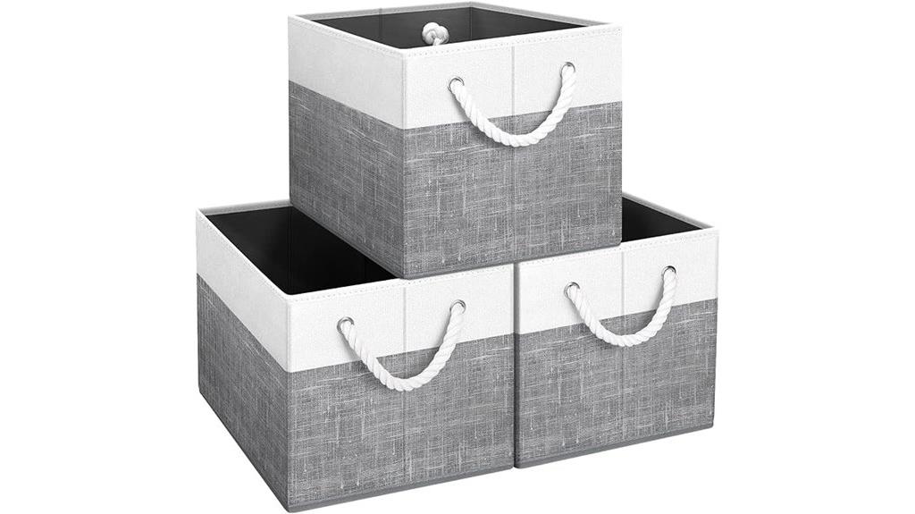 foldable fabric storage bins