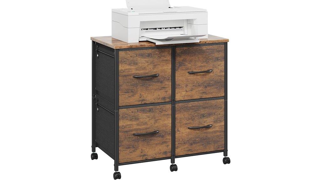four drawer office file cabinet