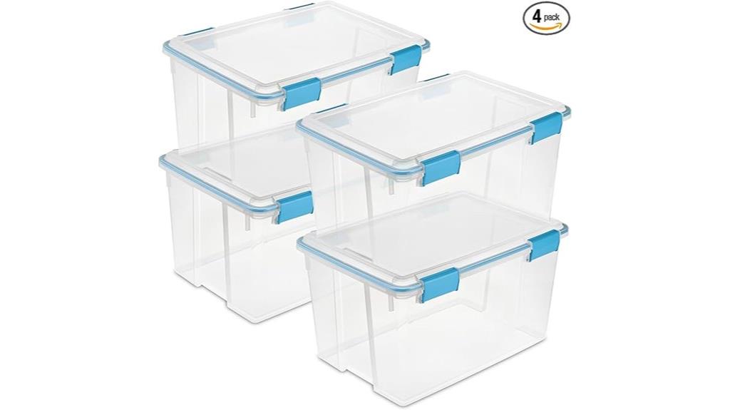 four pack gasket storage bins