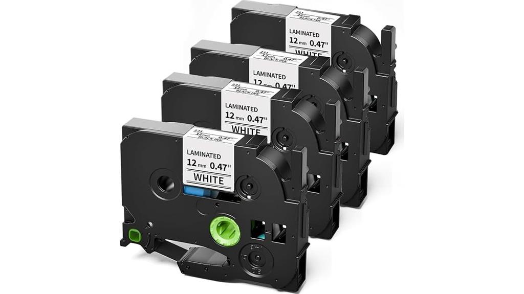 four pack label tape