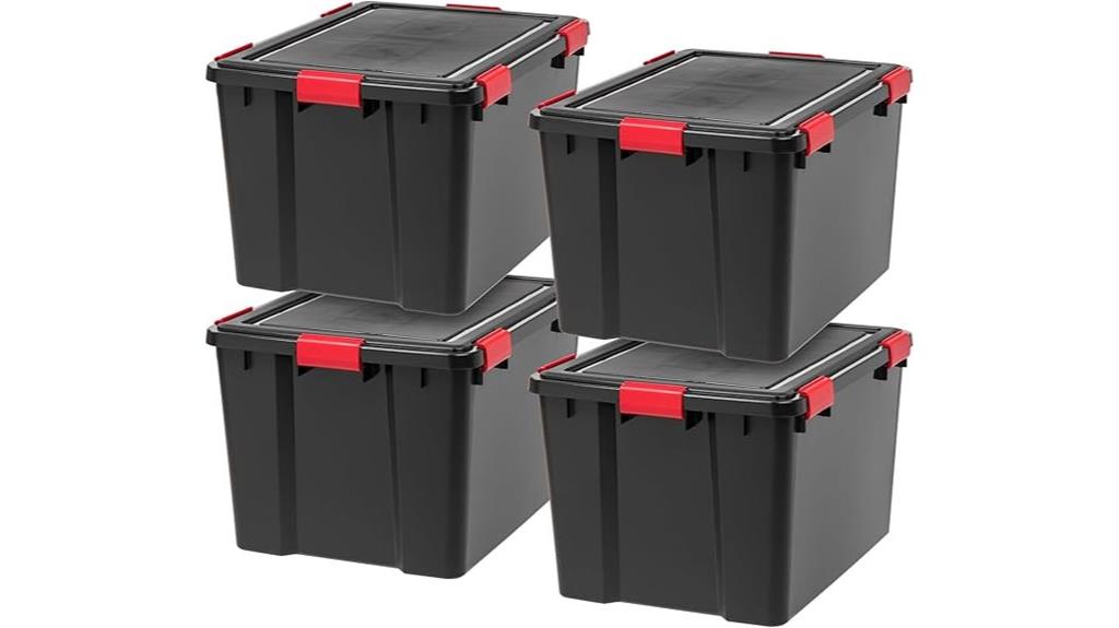four pack storage bins